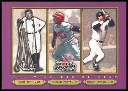 97 Babe Ruth Kirby Puckett Reggie Jackson